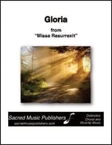 Gloria SATB choral sheet music cover